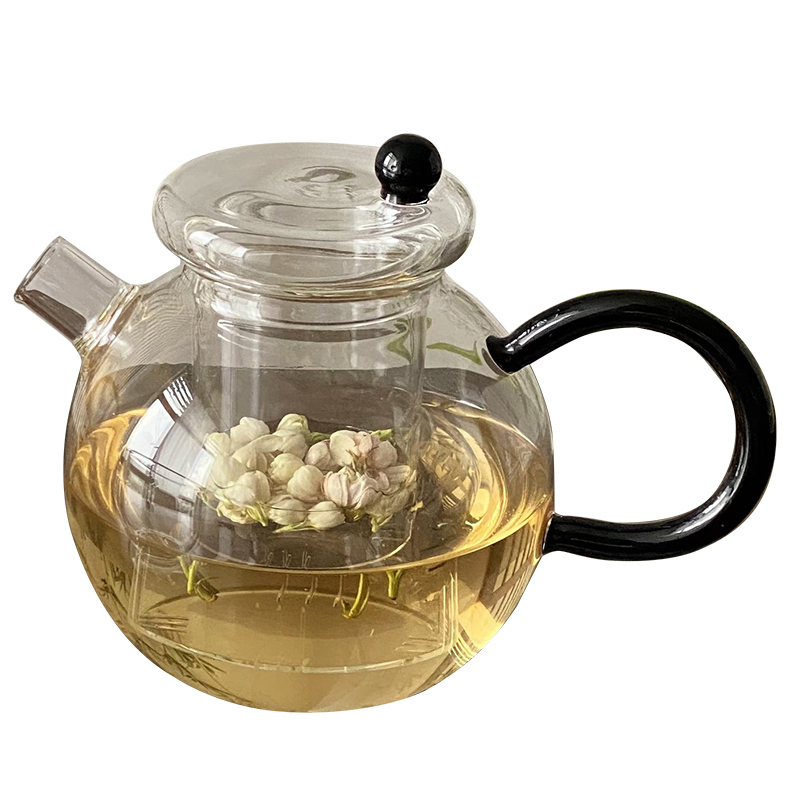 批发中式花茶壶套装水杯午茶功夫茶茶具茶馆玻璃杯子圆润凉水壶|undefined