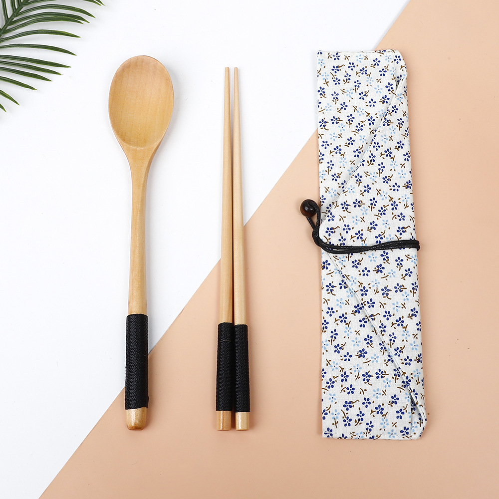 로그 컬러 검은 실 세트 밝은 색 천 가방