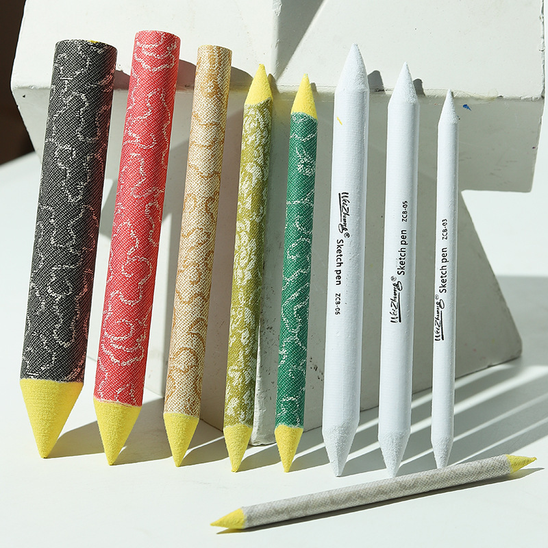 10 March plain drawing brush paper rubbing pen special drawing paper for art students brush smudging oil painting stick brush