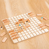 Logic intellectual board games for double, wooden toy, logical thinking, brainstorm