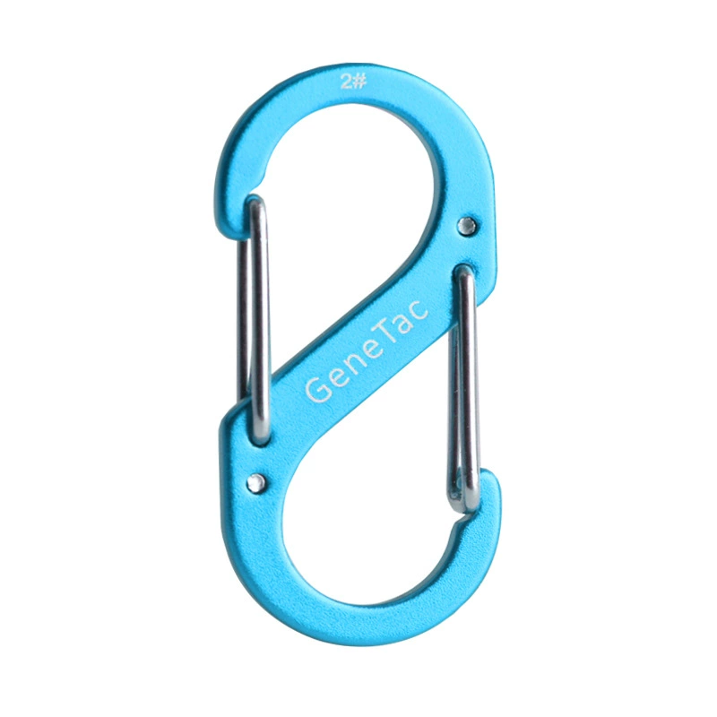 Bidirectional wire spring 8-character hook carousel buckle из алюминиевого сплава S-образной формы GeneTac No. 2