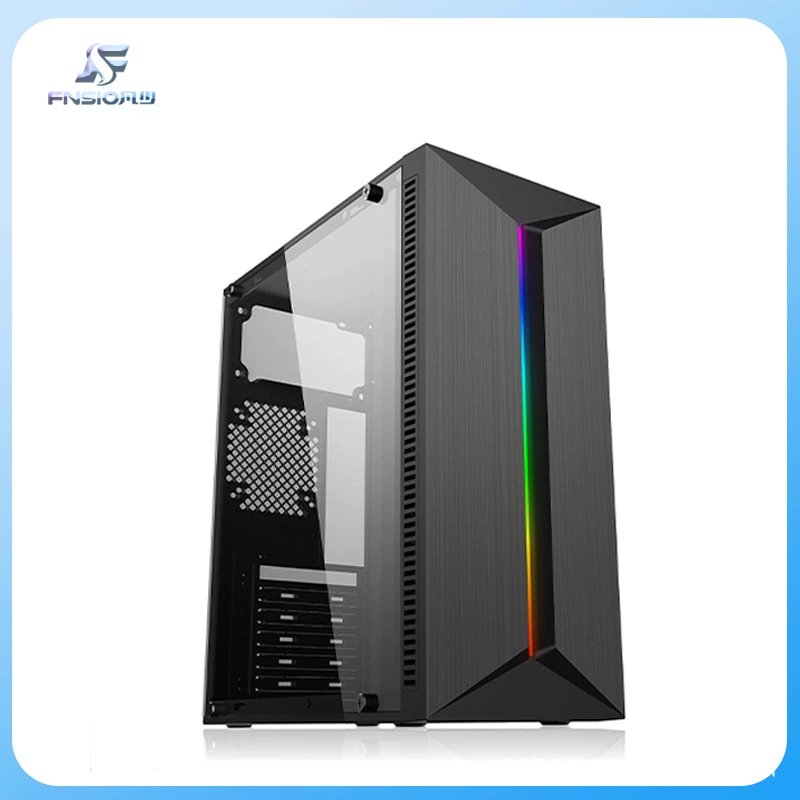 Корпус ПК ATX mid-tower, воздушное охлаждение, прозрачная боковина, 355×176×410 мм