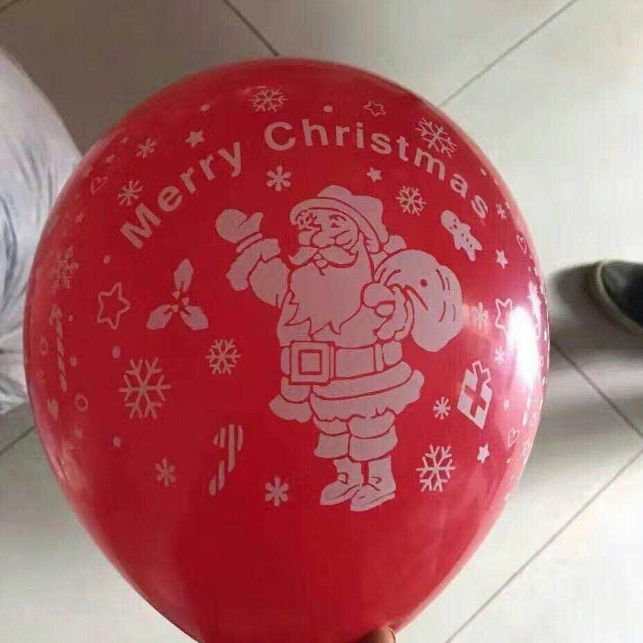 Globo de Navidad engrosado decoración mayorista juguetes festivos para niños globo mate globo de látex redondo