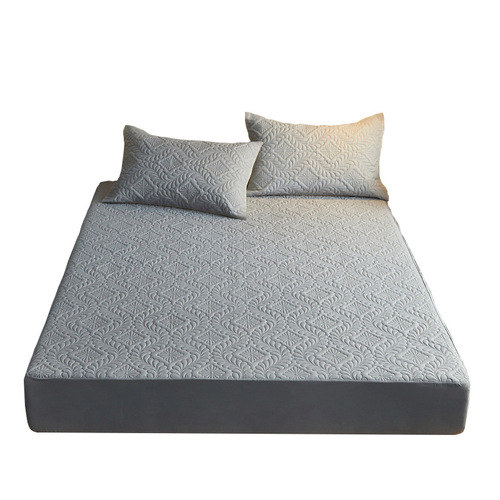 All-season Bed Skirt for Infants & Babies, Hotel-Grade Thickened Pure-Color Quilted Waterproof Mattress Cover