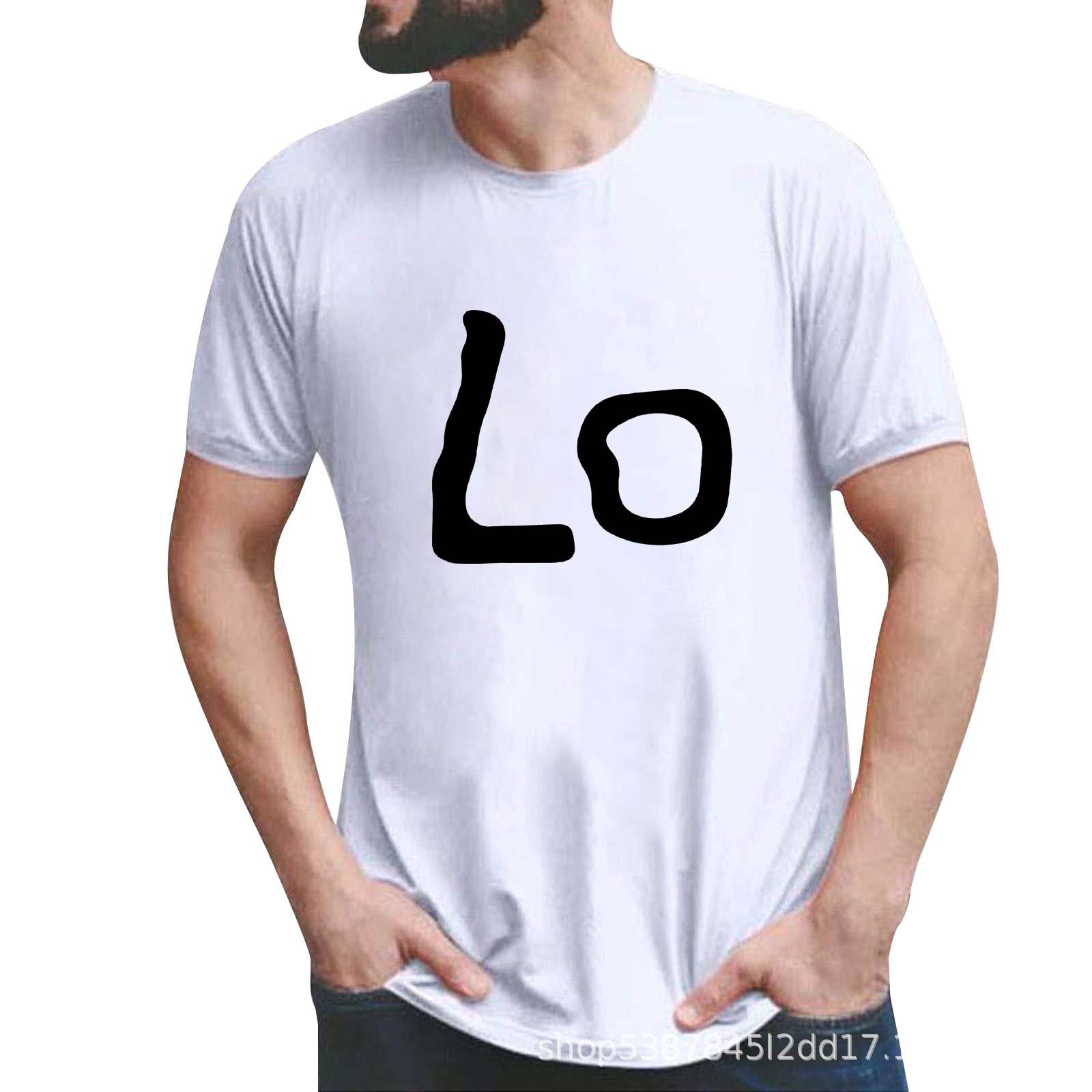 (Cross-border trading), T-shirt, Aliexpress, Amazon, with short sleeve, 3D digital printing service, wholesale