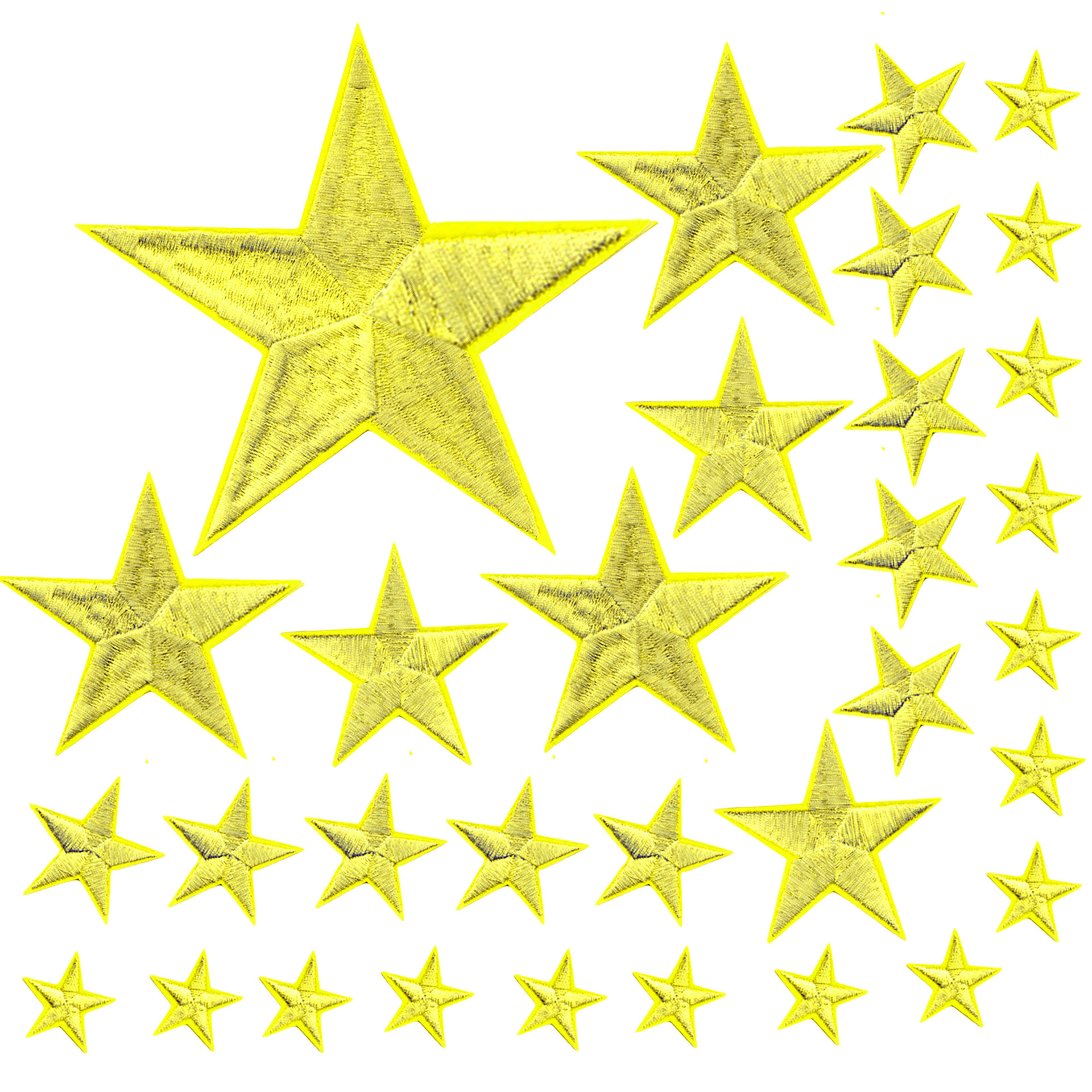 新款儿童卡通五角星布贴 帽子衣服外套装饰补洞布贴电脑刺绣装饰