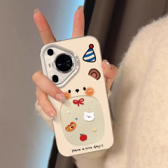 Huawei pura70 携帯電話ケースに適した新しいハイエンド p70ultra 女性のファッショナブルで楽しい por+ シリコーン