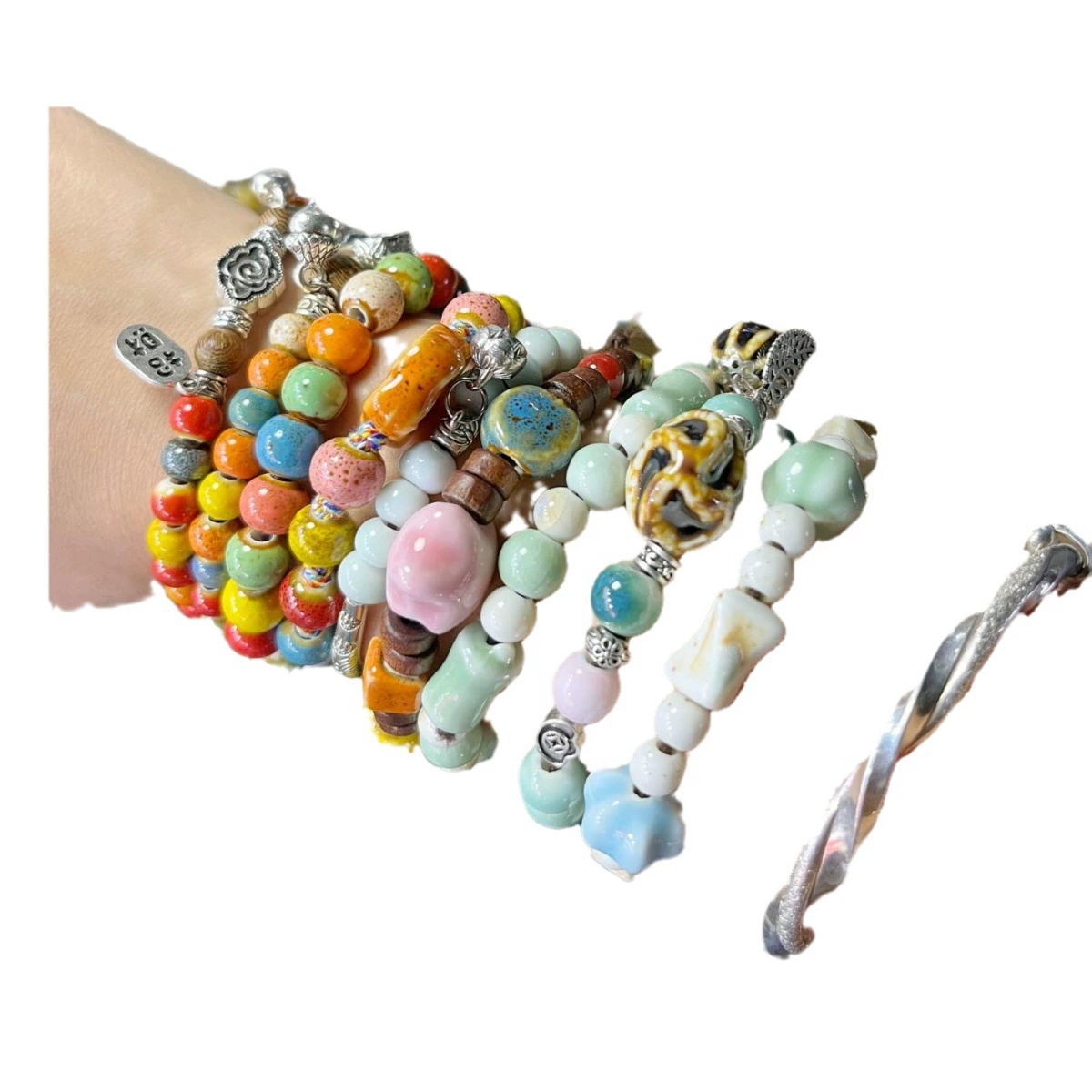 Национальная Beads браслет модные аксессуары этнический стиль