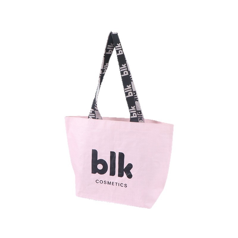 Bolsa tejida portátil, película personalizada, regalo impermeable, compras, bolsa de piel de serpiente en movimiento, bolsa publicitaria de exhibición, engrosamiento