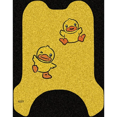 Electric vehicle foot mat, Xiaodao Dessert Wisdom Chinese Style - two-little-yellow-ducks