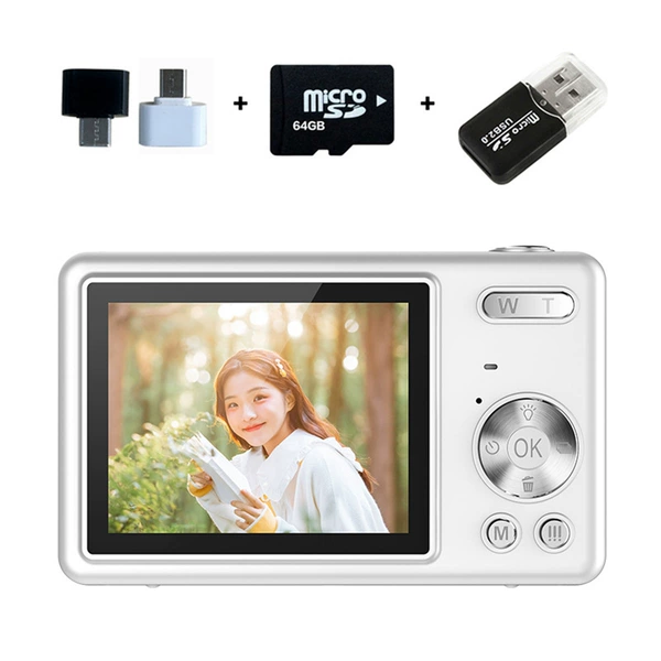 White + 64G memory card + USB card reader + Android Huawei OTG adapter