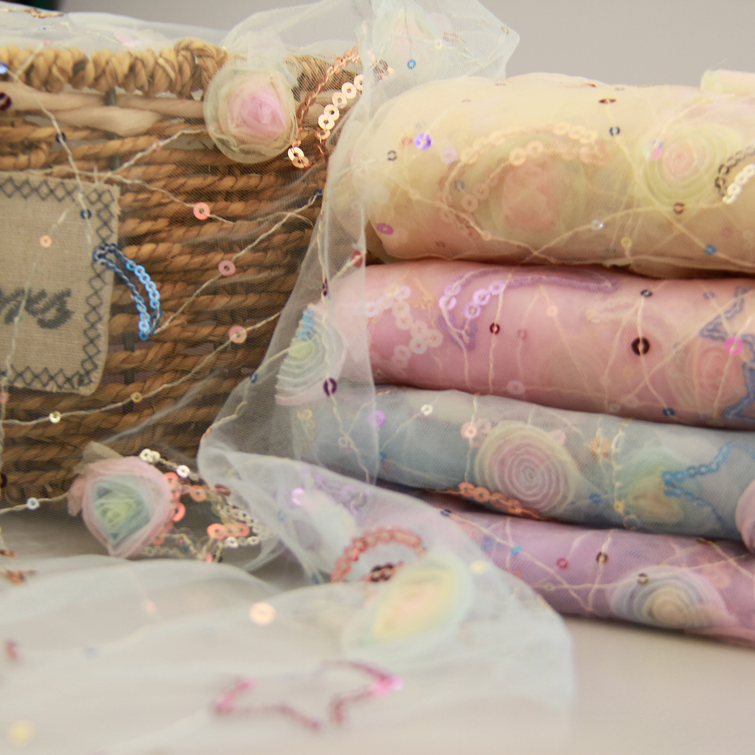 Children's clothing color sequins