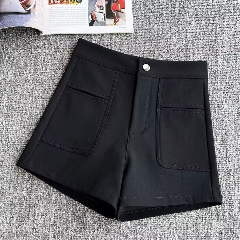 Sexy shorts women's fashion hot girl A- line shorts slim yoga high waist hot pants Japanese and Korean shorts ins trendy boot pants