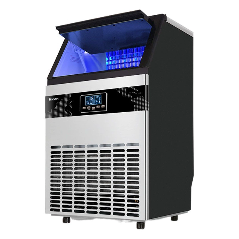 Ледогенератор Wellcome, коммерческий магазин чая с молоком, бар KTV, магазин напитков, средний и большой полностью автоматический аппарат для производства кубиков льда