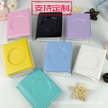 批发圆形镂空镜面3寸单格拍立得照片相册追星爱豆专辑小卡收纳册