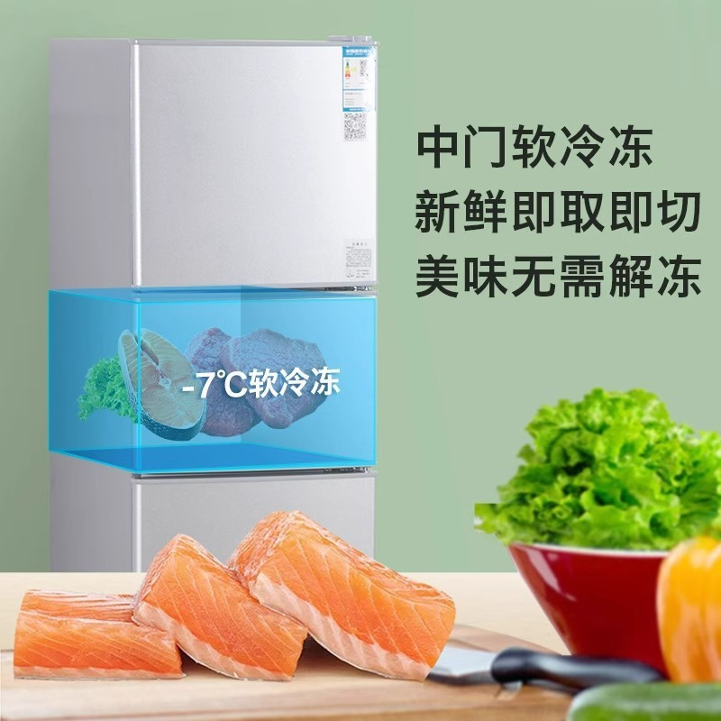 冰箱家用双门一级节能出租房省电无霜冷藏冷冻迷你|undefined