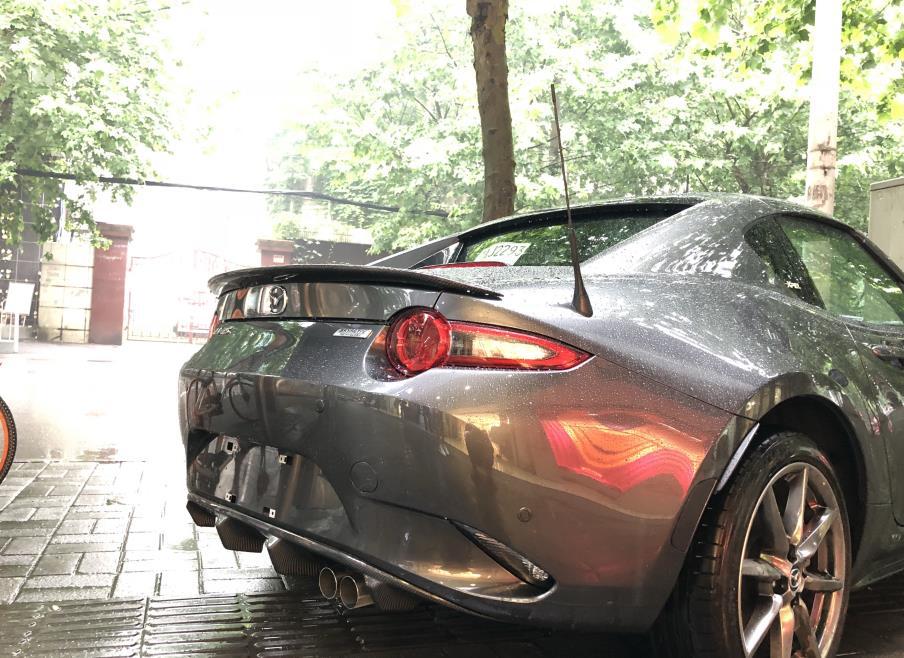 Suitable for Miata Mazda Mx5 Nd Rc Carbon Fiber Rear Wing Modification Garage Vary Spoiler Fixed Wing