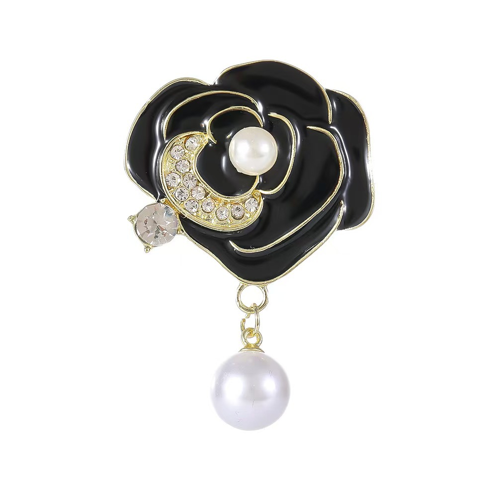 Kamelienperlenbrosche für Damen, elegante und hochwertige Anzugbrosche, Designer-Anstecknadel, vielseitiges Accessoire_voghion.com