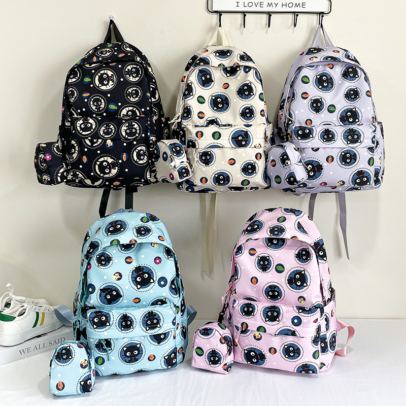 2025 nueva mochila de estudiantes de moda simple estilo universitario mochila de gran capacidad para viajar pareja mochila casal