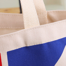 现货广告帆布袋米字旗单肩印logo通用手提购物袋环保帆布包棉布袋