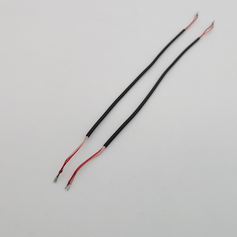 漆包线1.2外径2芯带黑色胶皮PVC 耐高温咪头喇叭线enameled wire|undefined