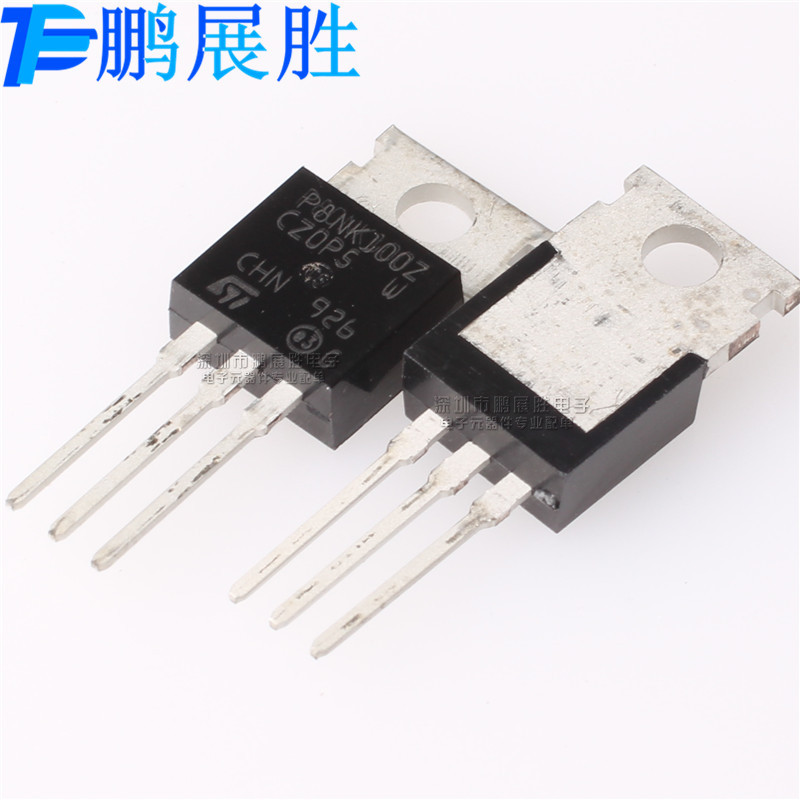 STP8NK100Z P8NK100Z 全新原装 N沟道 耐压1kV 电流6.5A 场效应管