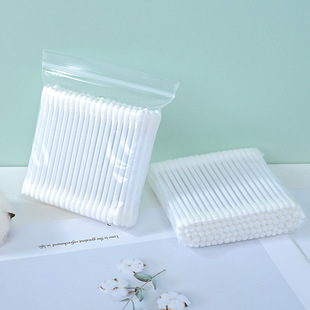 Factory direct 100 independent packaging cotton swabs clean makeup cotton swabs can add LOGO