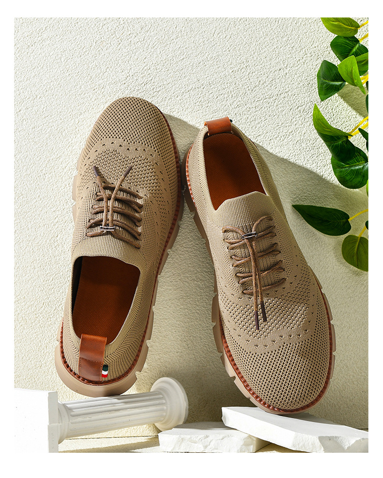 Cross-border Trendy Casual Shoes For Men, Breathable Fly-knit Loafers, Large-size Sports Shoes, In-stock Wholesale And_vogvips.com