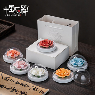 Intangible Cultural Heritage Handmade Ceramic Flower Aromatherapy Company Store Celebration Gift Fragrance Diffuser Birthday Gift Souvenir