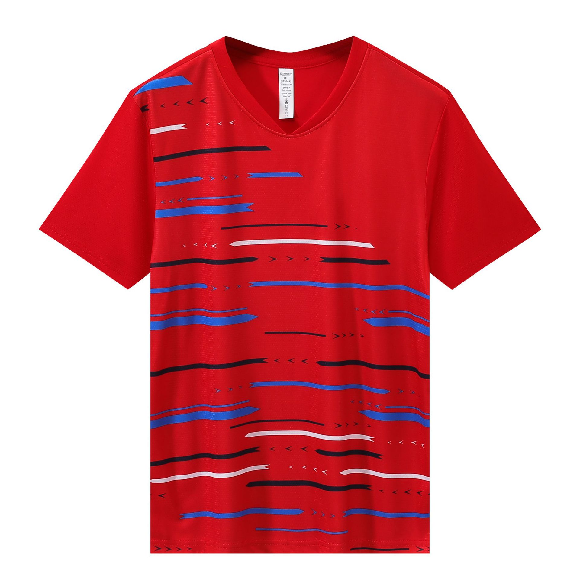Nuevos productos secos rápidos y transpirables de mesa bádminton set hombres y mujeres de verano de manga corta competencia uniforme deportivo de impresión uniforme de pelota