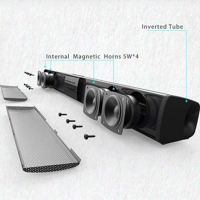 国境を越えた人気のBS-28BサウンドマスターBluetoothスピーカーロングステレオホームシアターオーディオデスクトップワイヤレススピーカー|undefined