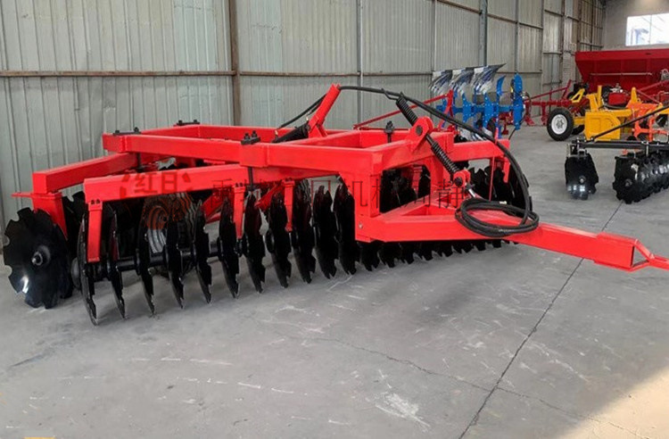 810mm锰钢缺口耙片重耙  40方孔调质方轴重耙  液压联合整地重耙