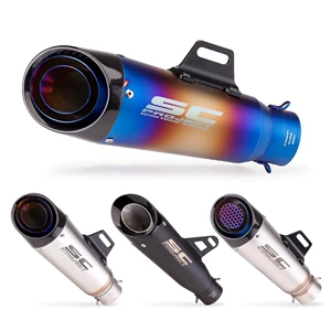 Ninja Z250 300 400 MT0709 R25R3R6 üçün SC motosiklet səsboğucu borusu