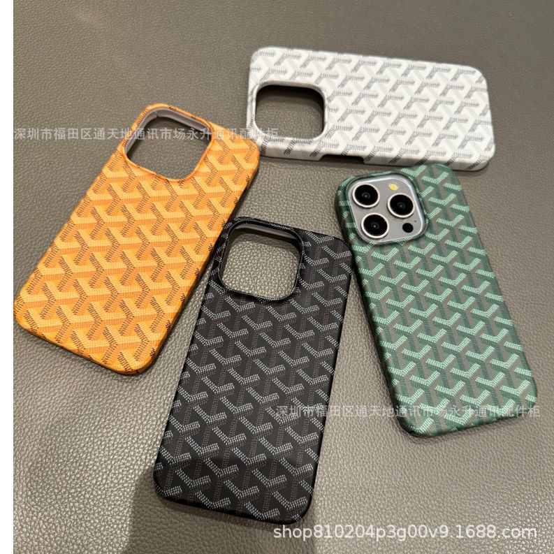 Luxury Trendy Dog Tooth Suitable for Iphone17Promax Mobile Phone Case Apple 16/15Pro Protective Case 13 Hard Shell Couple