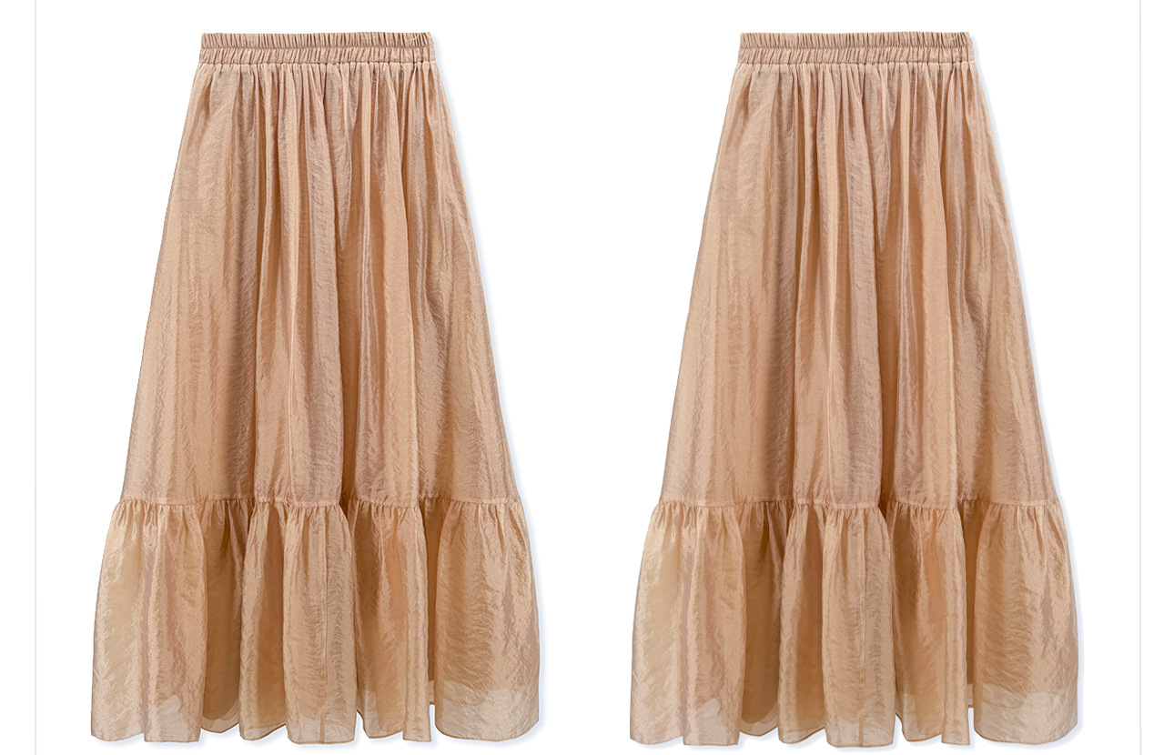 Bộ đầm maxi nữ thắt eo phong cách cổ điển Trung Hoa cao cấp (áo dây + chân váy) — nửa váy, Trang chủ chi tiết 17