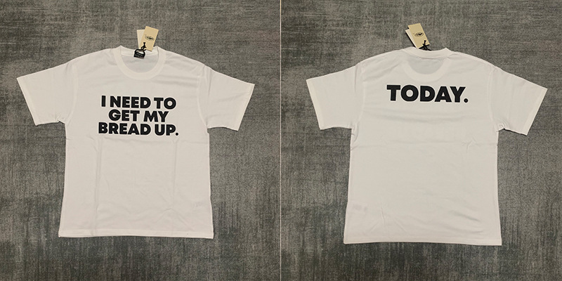 Corteiz I Need To Get My Bread Up Today T-shirt White