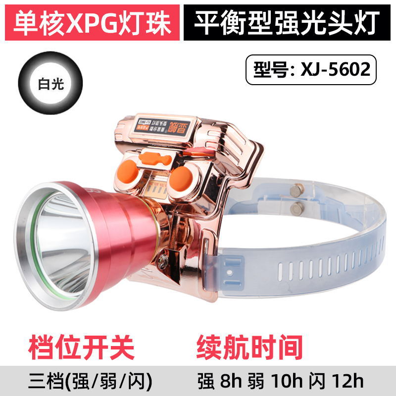 Cañón láser Luz de pesca nocturna Faros de alta potencia Luz fuerte Carga al aire libre Ultra brillante Linterna de largo alcance Lámpara de minero de batería de litio