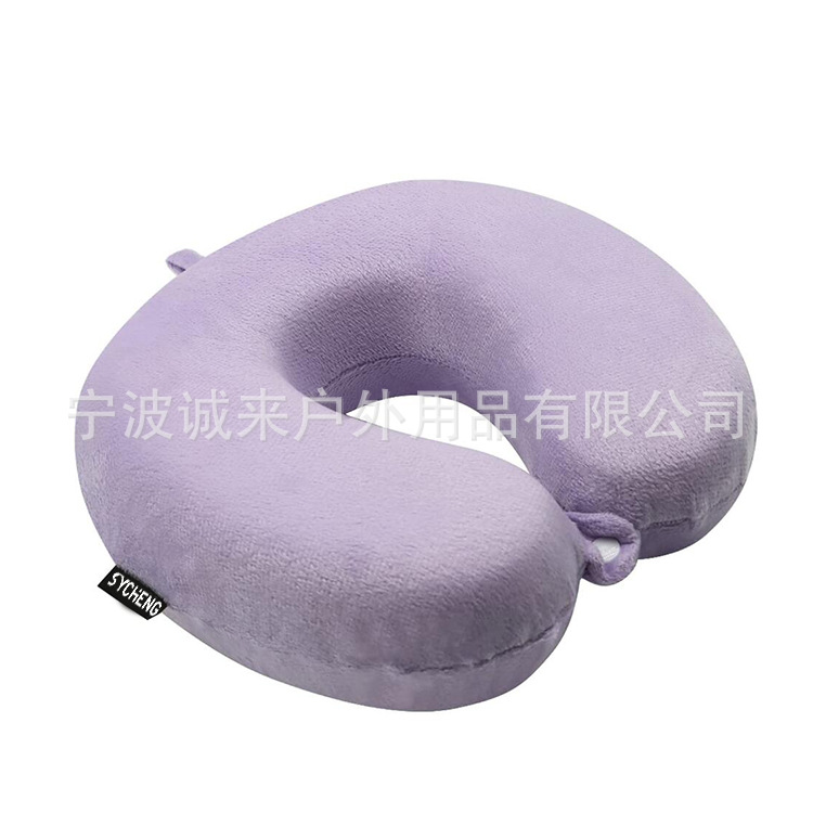 Soft comfortable ultra light handheld neck pillow for traveling