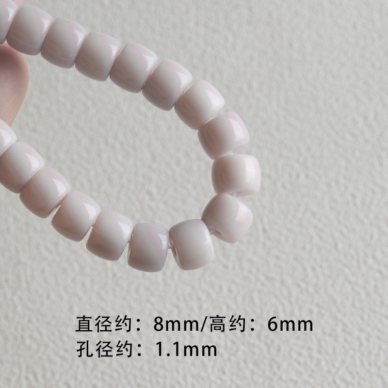 百搭彩色琉璃墩墩桶珠手链项链散珠手机链串珠diy配件材料珠子|undefined