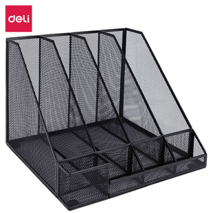Office desktop storage rack multi-functional file rack vertical file storage rack simple metal magazine rack wholesale