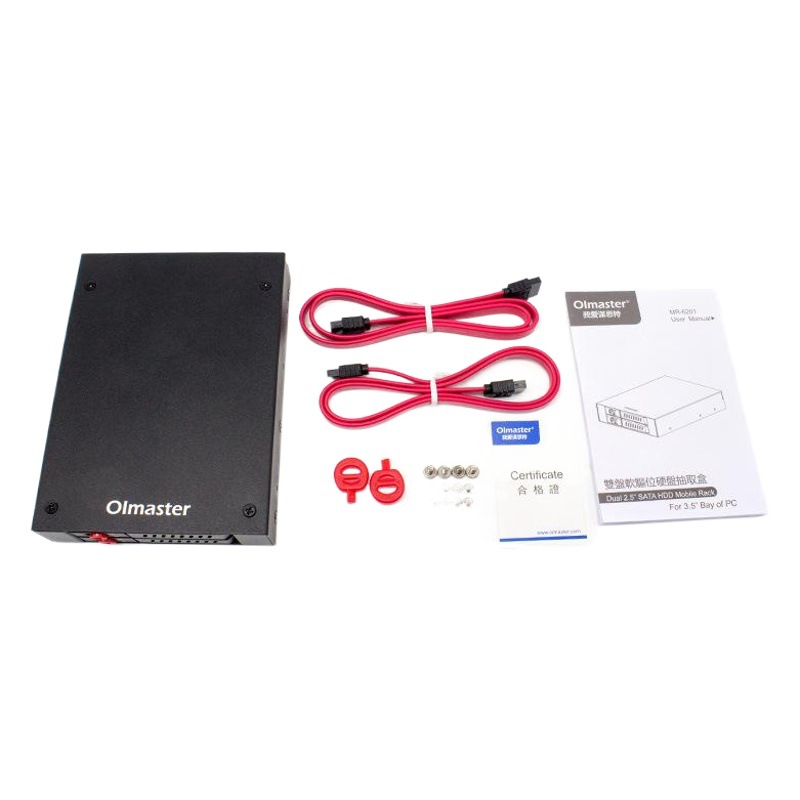 Oimaster caja de disco duro incorporada doble disco bit multi-disco bit unidad de disquete incorporada caja de disco duro de 2,5 pulgadas incorporada