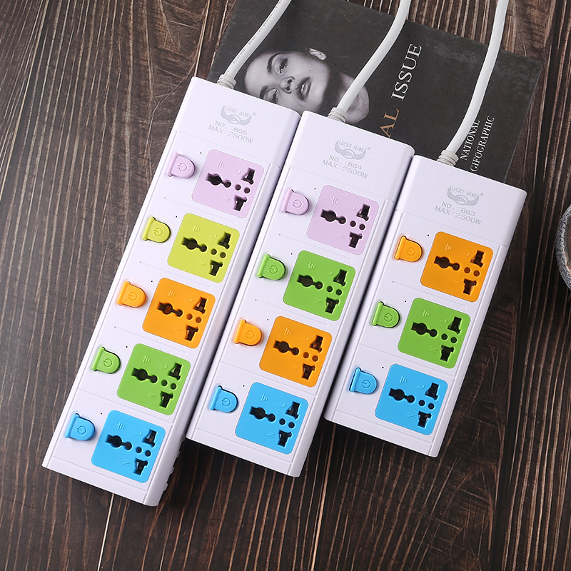 BUCK multicolor multi-interruptor independiente interruptor exportación de comercio exterior placa de conexión fila de conexión placa de conexión fábrica de zócalo