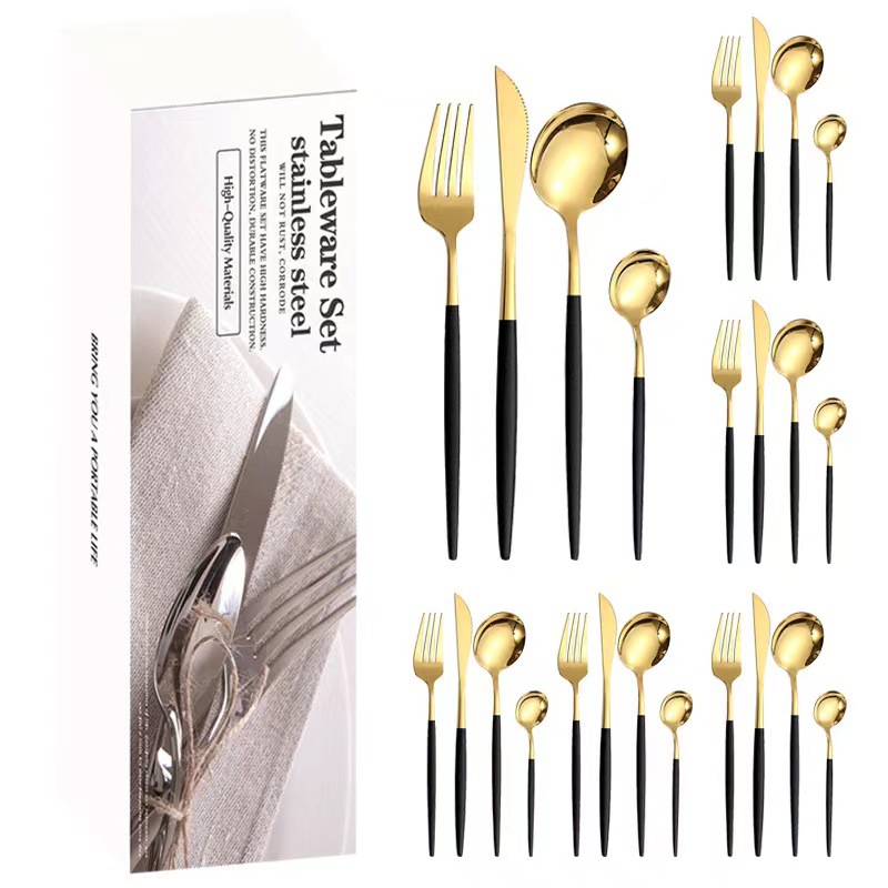 블랙 골드 "치약 상자" 24pcs