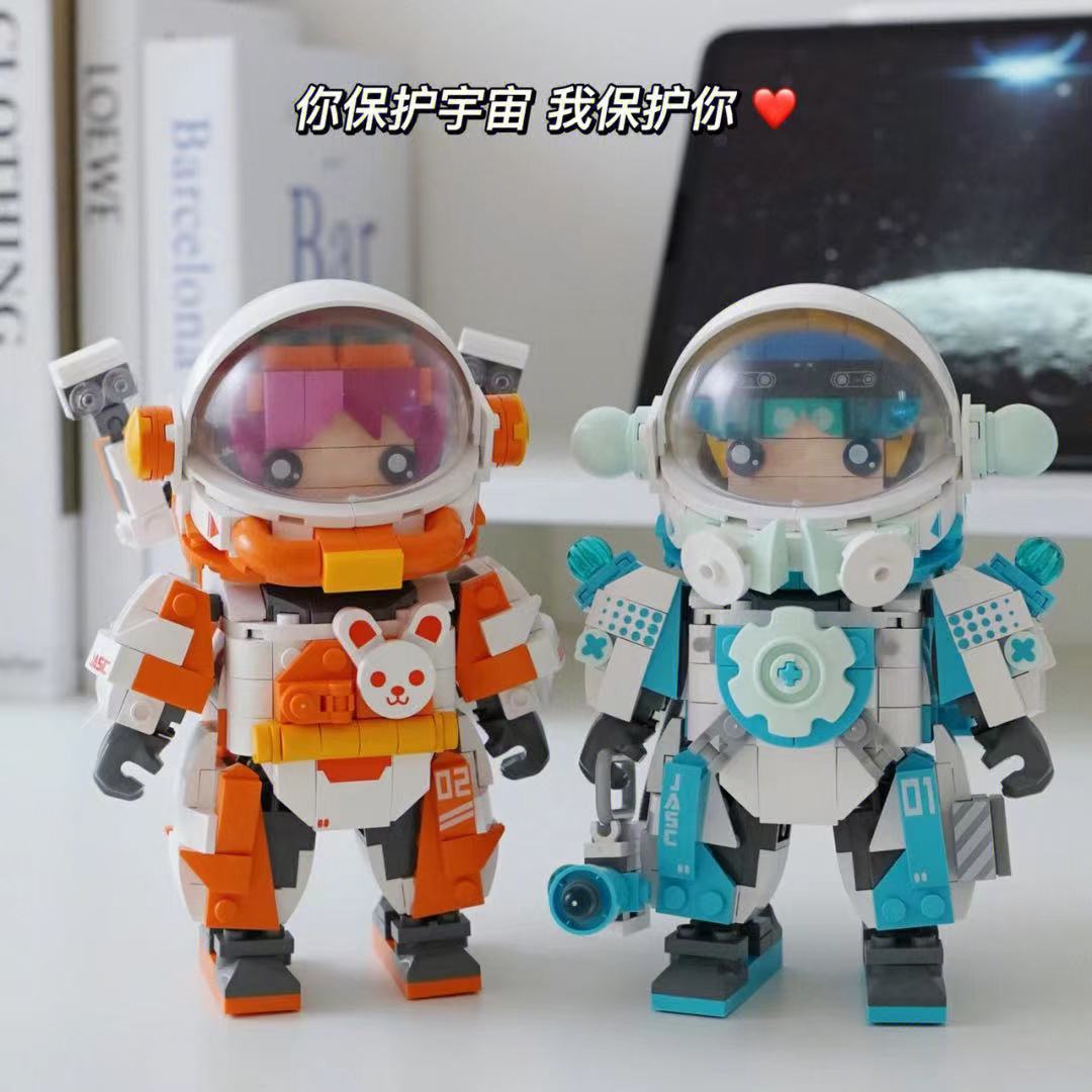 佳奇破晓计划太空宇航员积木拼装模型独行月球周边玩具摆件礼物详情5
