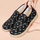 Shoes Women's Spring and Summer New Women's Shoes Pumps Women's Flat Canvas Shoes Lazy Casual Shoes All-match Old Beijing Cloth Shoes