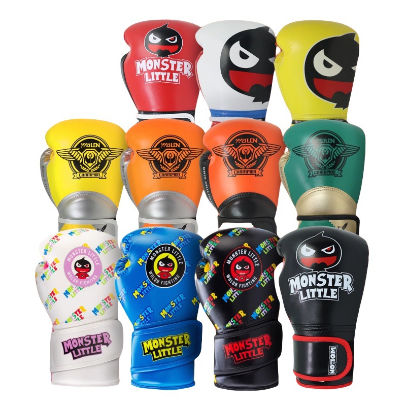 Wulong 4/6/8OZ Children's Boxing Gloves Boys Fighting Boys and Girls Training Sanda Gloves