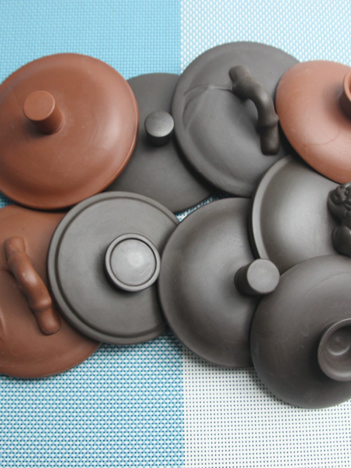 Продаются отдельно: фиолетовая глиняная крышка для чашки, фиолетовая глиняная крышка для чайника, крышка для чаши, чашка для чая, кружка, аксессуары для керамической круглой крышки.