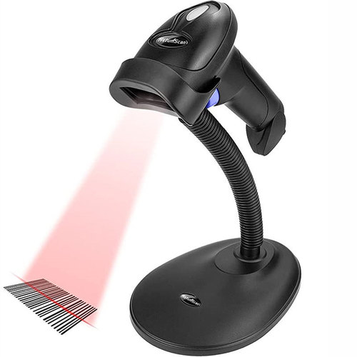 Netum L8 Wireless Barcode Scanner 1D/2D QR Code Scanner for Supermarkets, Logistics, and Express Delivery Bluetooth Scanner