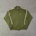 Army green with white stripes