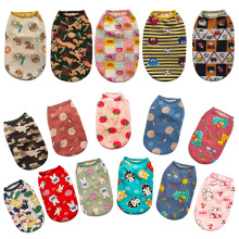 狗背心宠物狗狗卡通背心秋冬季抓绒狗衣服秋冬装毛绒背心宠物服装